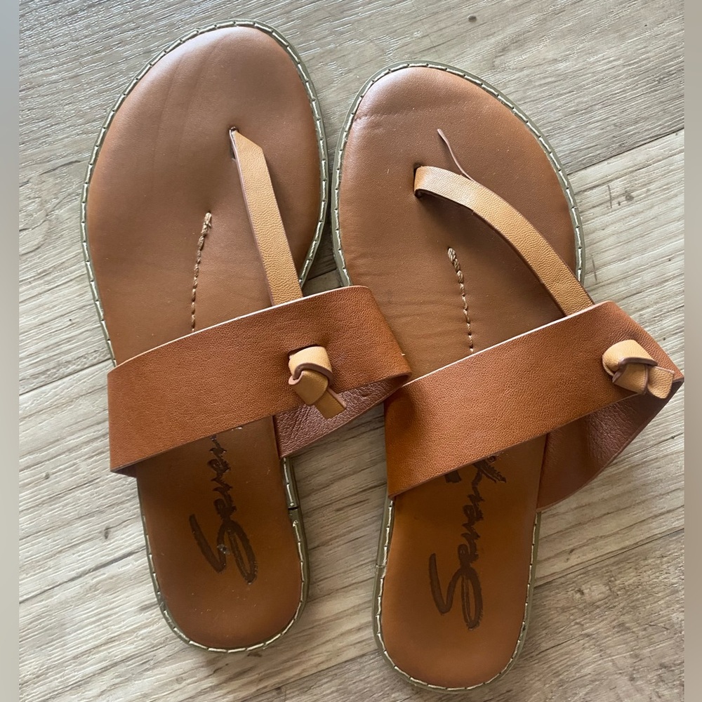 Seven7 brand Leather Sandals size 7